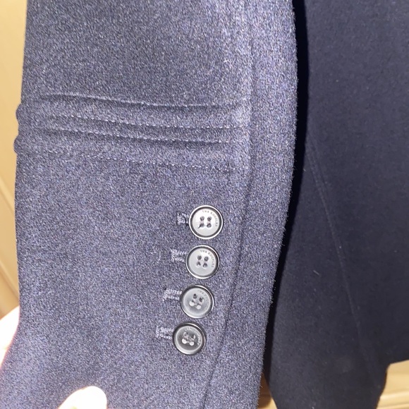 The kooples wool blend coat dark navy - Picture 3 of 13